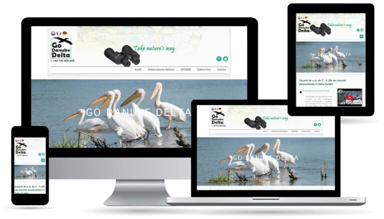Site-ul Go Danube Delta, tururi în Delta Dunării