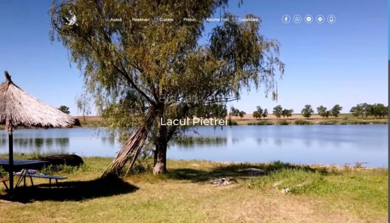 Captură din site-ul Lacul Pietrei